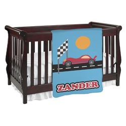 Race Car Baby Blanket (Personalized)