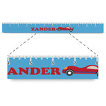 Race Car Plastic Ruler - 12" (Personalized)