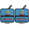 Race Car Pot Holders - Set of 2 APPROVAL