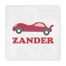 Race Car Decorative Paper Napkins (Personalized)