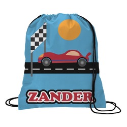 Race Car Drawstring Backpack - Large (Personalized)