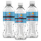 Race Car Water Bottle Labels - Front View