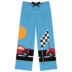 Race Car Womens Pajama Pants - L