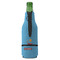 Race Car Zipper Bottle Cooler - BACK (bottle)