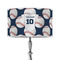 Baseball Jersey 12" Drum Lampshade - ON STAND (Poly Film)