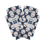 Baseball Jersey Can Cooler (tall 12 oz) - Set of 4 (Personalized)