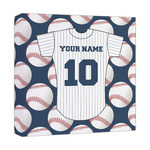 Baseball Jersey Canvas Print - 12x12 (Personalized)