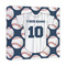 Baseball Jersey 12x12 - Canvas Print - Angled View