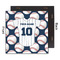 Baseball Jersey 12x12 Wood Print - Front & Back View