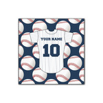 Baseball Jersey Wood Print - 12x12 (Personalized)