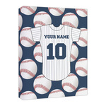 Baseball Jersey Canvas Print - 16x20 (Personalized)