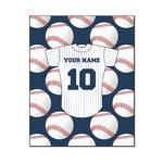 Baseball Jersey Wood Print - 16x20 (Personalized)