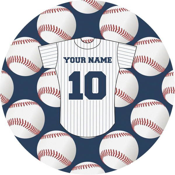 Custom Baseball Jersey Multipurpose Round Labels - 2" (Personalized)