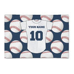 Baseball Jersey 2' x 3' Indoor Area Rug (Personalized)