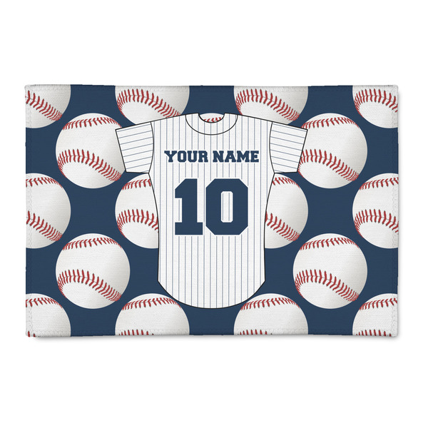 Custom Baseball Jersey 2' x 3' Indoor Area Rug (Personalized)