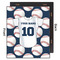 Baseball Jersey 20x24 Wood Print - Front & Back View