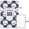 Baseball Jersey 20x30 - Matte Poster - Front & Back