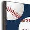 Baseball Jersey 20x30 Wood Print - Closeup