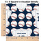 Baseball Jersey 6x6 Swatch of Fabric