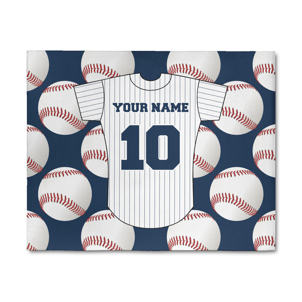 Custom Baseball Jersey 8' x 10' Patio Rug (Personalized)