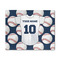 Baseball Jersey 8'x10' Patio Rug - Front/Main