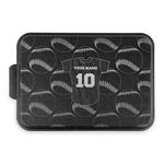 Baseball Jersey Aluminum Baking Pan with Black Lid (Personalized)