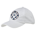 Baseball Jersey Baseball Cap - White (Personalized)