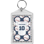 Baseball Jersey Bling Keychain (Personalized)