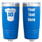 Baseball Jersey Blue Polar Camel Tumbler - 20oz - Double Sided - Approval