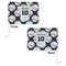 Baseball Jersey Car Flag - 11" x 8" - Front & Back View