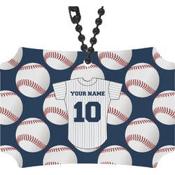 Baseball Jersey Rear View Mirror Ornament (Personalized)