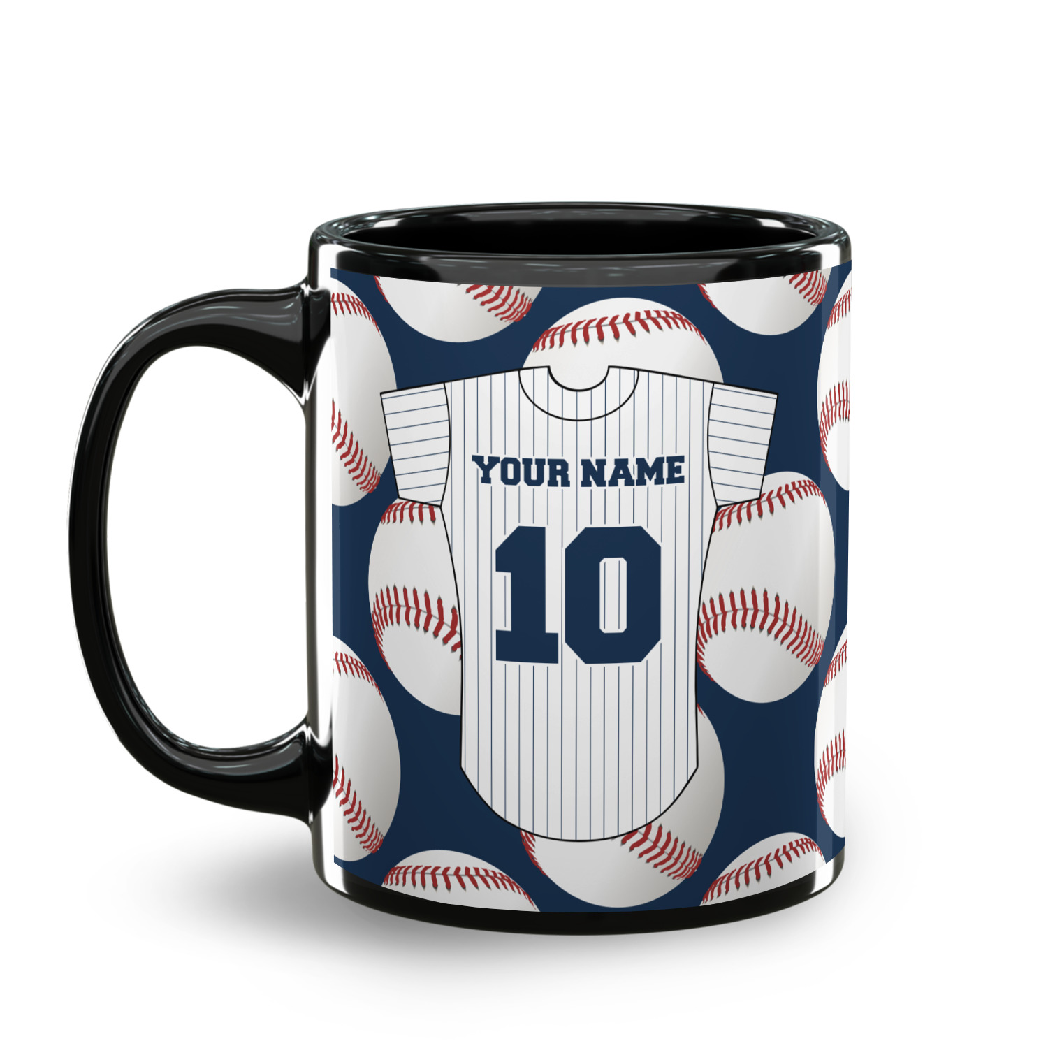  Custom Coffee Mug Personalized Baseball Ceramic Cup