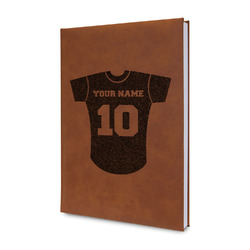 Baseball Jersey Leatherette Journal - Double Sided (Personalized)