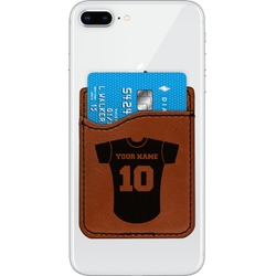 Baseball Jersey Leatherette Phone Wallet (Personalized)