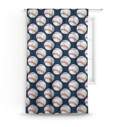 Baseball Jersey Curtain Panel - Custom Size