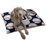 Baseball Jersey Dog Bed - Large w/ Name and Number