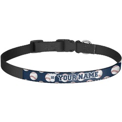 Baseball Jersey Dog Collar - Large (Personalized)