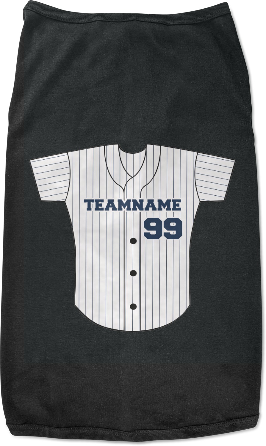 Dog baseball hot sale jerseys personalized