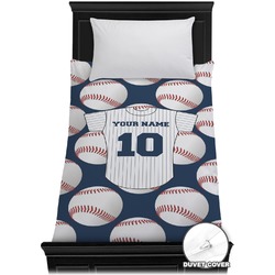 Baseball Jersey Duvet Cover - Twin (Personalized)