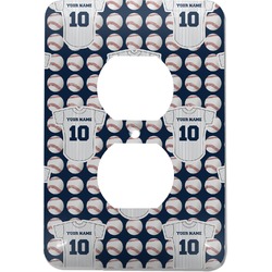 Baseball Jersey Electric Outlet Plate (Personalized)