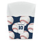 Baseball Jersey French Fry Favor Box - Front View