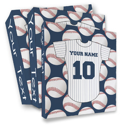 Baseball Jersey 3 Ring Binder - Full Wrap (Personalized)