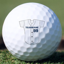 Baseball Jersey Golf Balls - Non-Branded - Set of 12 (Personalized)