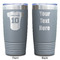 Baseball Jersey Gray Polar Camel Tumbler - 20oz - Double Sided - Approval