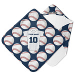 Baseball Jersey Hooded Baby Towel (Personalized)