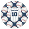 Baseball Jersey Icing Circle - Large - Single