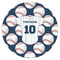 Baseball Jersey Icing Circle - Medium - Single