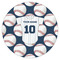 Baseball Jersey Icing Circle - Small - Single