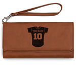 Baseball Jersey Ladies Leatherette Wallet - Laser Engraved (Personalized)