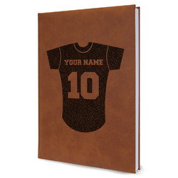 Baseball Jersey Leather Sketchbook - Large - Double Sided (Personalized)